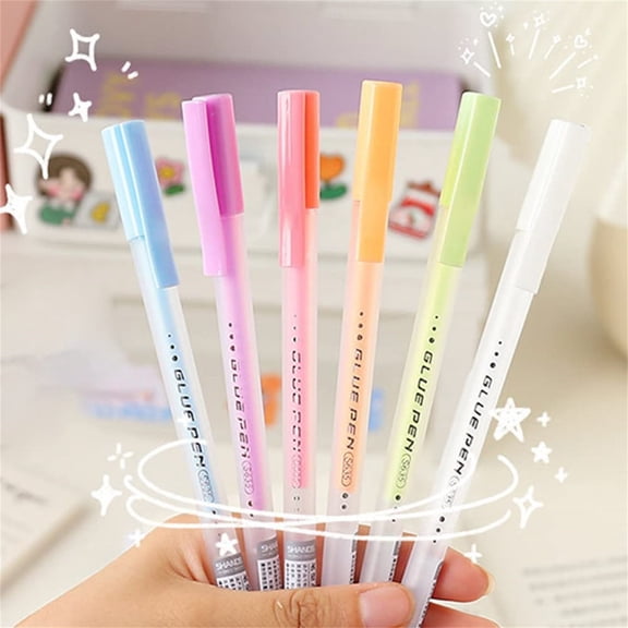 Fmxomd Quick Drying Color Spot Glue Pen, 2026 New Quick Dry Roller for Scrapbooking, Handmade Stationery, Craft Supplies - Easy Control Precision (6)