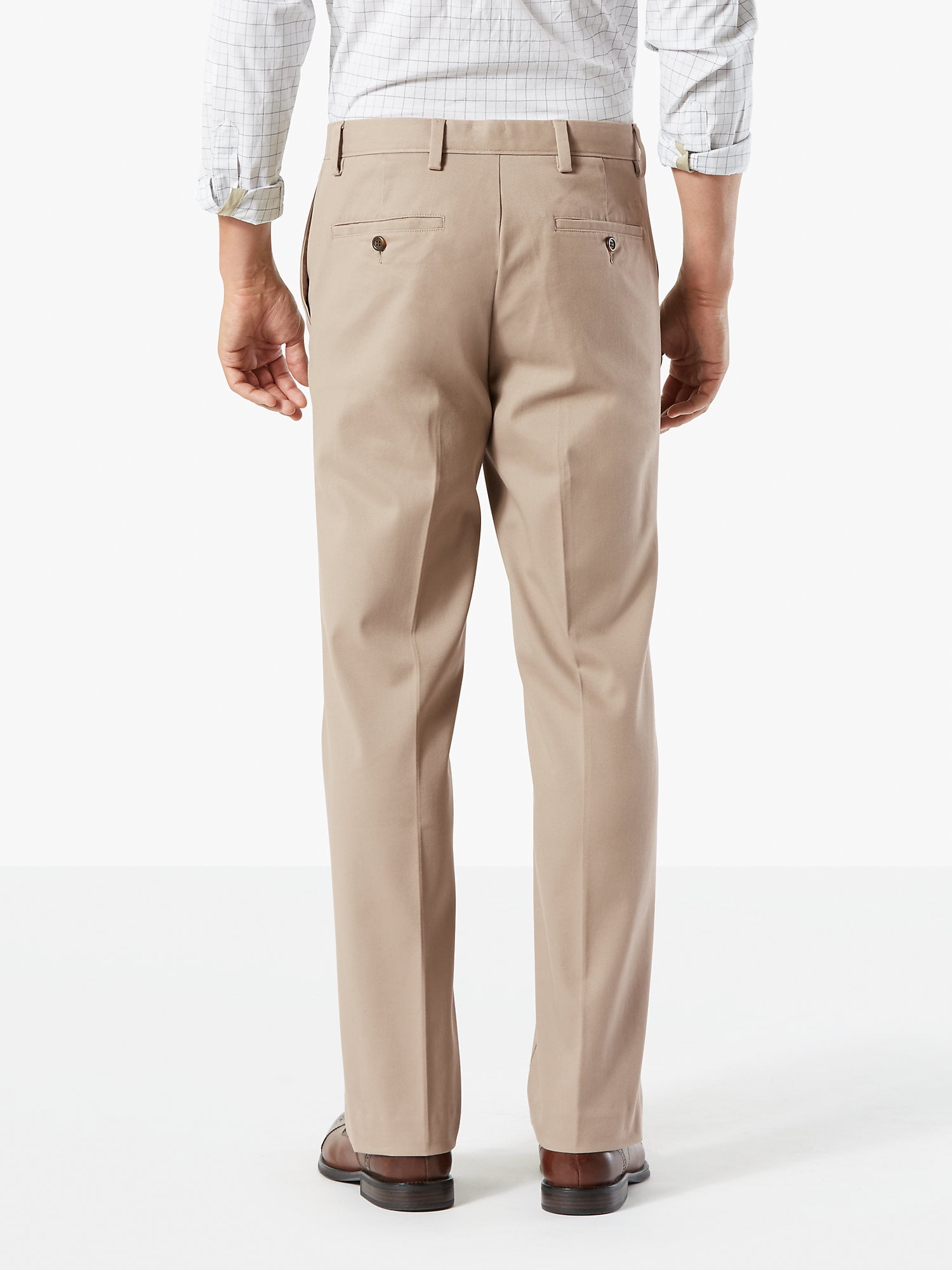 Dockers Men's Classic Flat Front Easy Khaki Pant with Stretch 