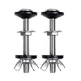 thumbnail image 1 of 2 Sets Toilet Tank Bolts And Gasket Fastening Toilet Seats Bolts Toilet Replacement Parts, 1 of 4