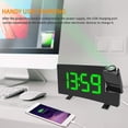 thumbnail image 4 of Projection Alarm Clock, With 0-100% Full Range Brightness Dimmer, 4 of 5