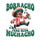 thumbnail image 2 of Camisetas de verano para hombre, divertidas camisetas gráficas de cuello redondo - "Boracho Muchacho" con temática mexicana, 2 of 7