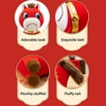 thumbnail image 6 of Crying Horse, Cry Cry/Sad Horse, Year of 2026 Horseplush, Lucky Chinese Lunar New Year Ornament for Home Store Tabletop Decor, Red, 6 of 7