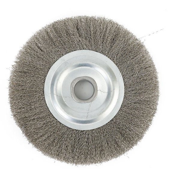 5inch Crimped Stainless Steel Wire Wheel Brush Bench Grinder Abrasive 16mm Hole
