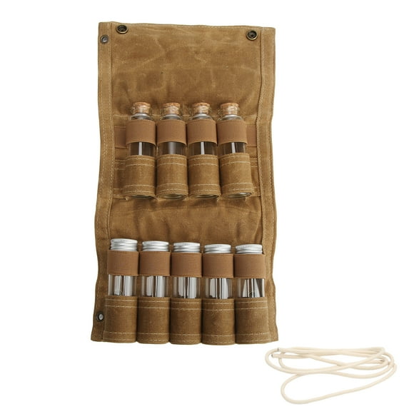 Spice Bottle Bag,Spice Bottle Bag Foldable Outdoor Spice Bottle Bag Barbecue Seasoning Bag Unrivaled Performance