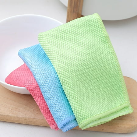 

SPRING PARK Microfibre Heavy Duty Cotton Dish Cloths Professional Grade Kitchen Towels