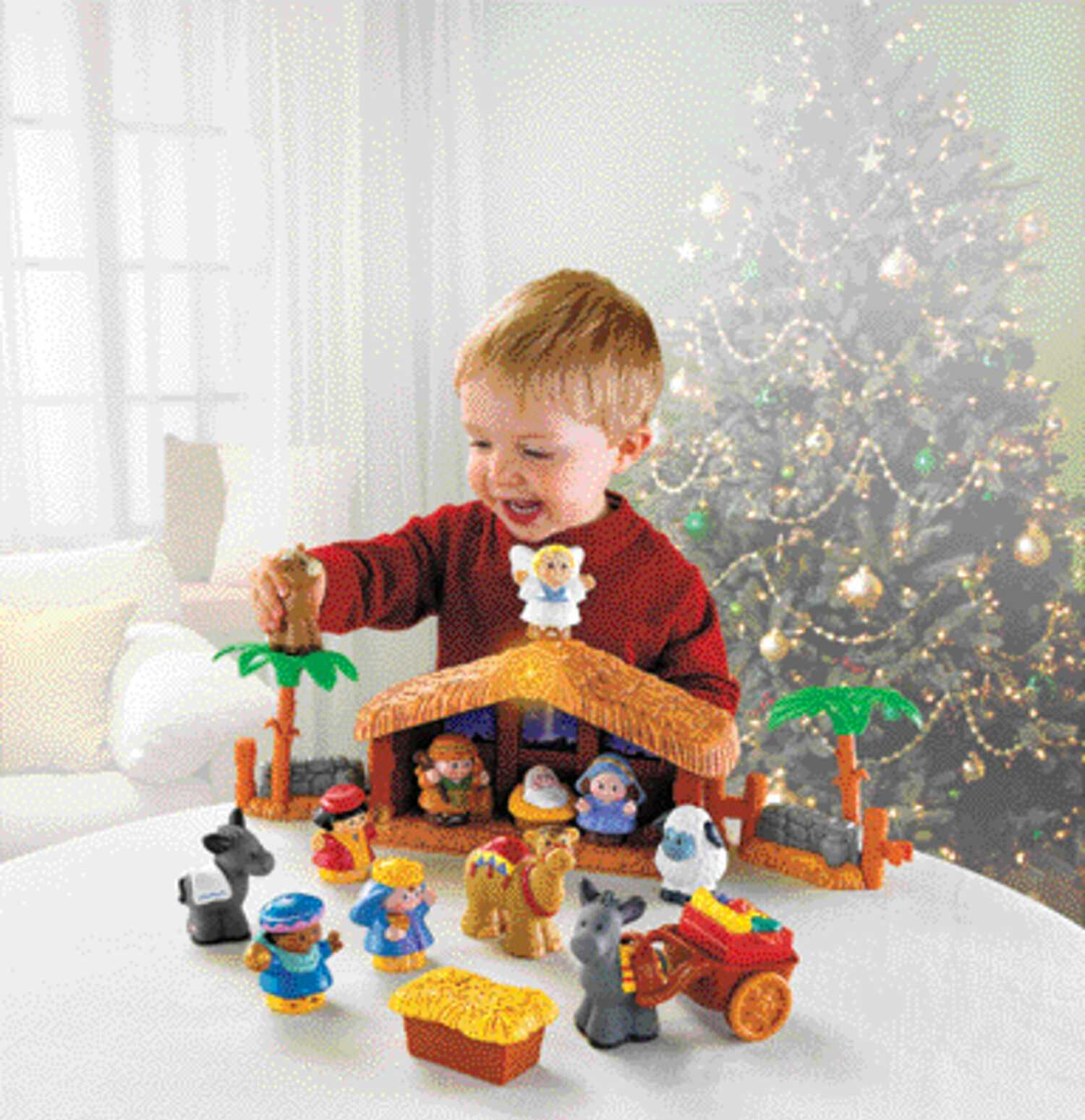 Little People Deluxe Christmas Story, Nativity Playset, Toddler Toys - image 2 of 6