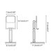 thumbnail image 3 of Cell Phone Stand Multi Angle Foldable Phone Stand for Desk for Case Friendly Phone Holder for 5-14' Smartphone Tablet Silver, 3 of 4