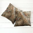 thumbnail image 5 of Ambesonne Leopard Print Throw Pillow Cover Pack of 2, Autumnal Vibes Exotic, 2 Pcs-36"x16", Camel Apricot and Green, 5 of 5
