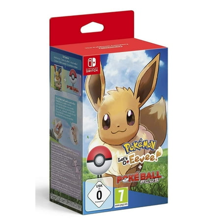 Pokémon: Letâs Go, Eevee! + Poké Ball Plus Pack - Nintendo Switch - Walmart.com