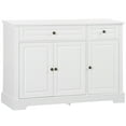 thumbnail image 1 of HOMCOM Buffet Bahut, Armoire de Cuisine Moderne avec 2 Tiroirs, 1 of 10