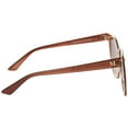 thumbnail image 3 of Martha Stewart Women's MS140 Retro UVA and UVB Protective Square Fashion Sunglasses, 56mm, 3 of 3