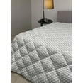 thumbnail image 2 of Spot Down Alternative Comforter, Geometric Abstract Repetitive Curly Wavy Round Oval Dots Retro Composition, Microfiber Quilt for All Season, 5 Sizes, Ivory Khaki and Grey, by Ambesonne, 2 of 3
