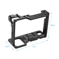 thumbnail image 3 of Jaula para cámara Accesorios de video profesional Andoer Jaula de cámara de fotograma completo Soporte de caja de cámara de aleación de aluminio con agujeros de rosca de extensión Equipo de filmación Andoer Jaula de cámara, 3 of 7
