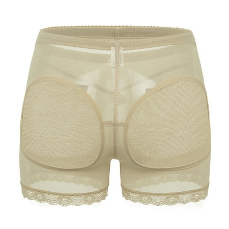 

Women s Padded Shaper Shorts Hip Lift Briefs Slimming Shapewear Underwear With Detachable Pads For Daily Wear Post-partum Tummy Tuck Shaping Girdle
