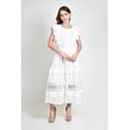 thumbnail image 4 of Vestido midi con encaje bordado Roman Fashion /Juvenil, 108 (Blanco) blanco M, 4 of 5