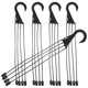 thumbnail image 1 of 5pcs Plastic Hanging Basket Hooks Hanging Planter Holder Flower Pot Hangers for Outside, 1 of 4