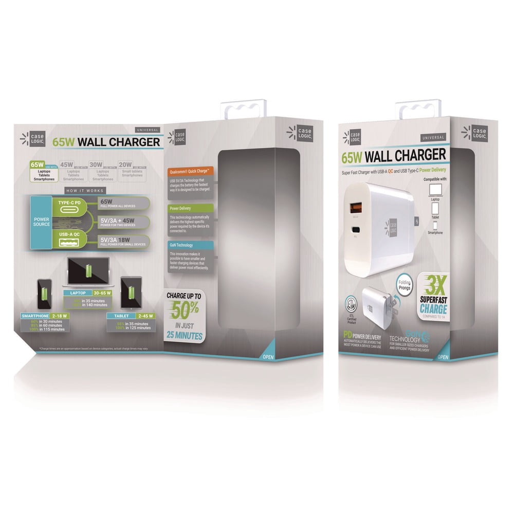 ByTech CL-PD-W6-105-WT 60 Watts Wall Charger - White