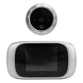 thumbnail image 1 of Digital Door Viewer, 2.8 Inch LCD Display Visual Door Viewer Photo Taking Infrared Night Visual  for Home Silver, 1 of 7