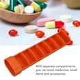 thumbnail image 3 of Portable Mini Medicine Organizer, 7 Day Medicine Box With Separate Compartments, Compact Size For Travel, Prime Material, Exquisite Appearance, 3 of 8