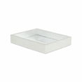 thumbnail image 2 of 10" Silver Rectangular Wood Handmade Tray, 2 of 3