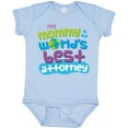 thumbnail image 3 of Inktastic Attorney Mom Quote Gift Boys or Girls Baby Bodysuit, 3 of 5