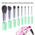 thumbnail image 3 of Limpiador de brochas de maquillaje Senbowe mejorado con 8 collares de goma, 3 of 7