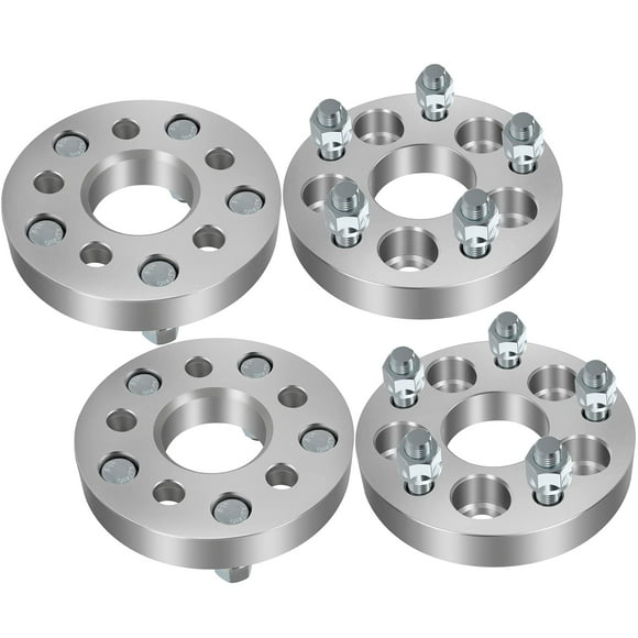 OCPTY Adaptateurs de Roue 5x100 à 5x112 1 Pouce pour Accessoires Corolla, Entretoises Forgées Réelles 5LUG avec Filetage 12x1.5, Enrouleur de Moyeu 57.1mm Compatible 1985-1989 pour Century 4 Pcs