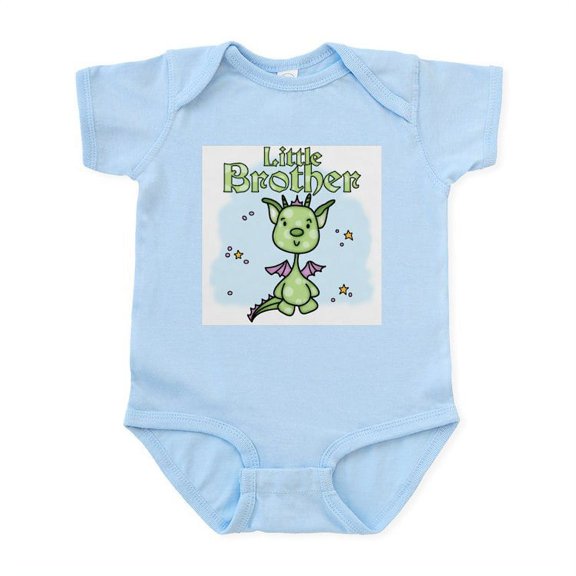 CafePress - Lil Dragon Little Brother Infant Bodysuit - Baby Light Bodysuit, Size Newborn - 24 Months