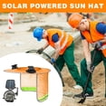 thumbnail image 5 of Solar-powered Fan Safety Helmet With Sun-protective Breathable Construction Helmet Protection And Sunshade., 5 of 5