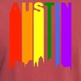 thumbnail image 3 of CafePress - Austin Gay Pride Rainbow Cityscape T Shirt - Mens Comfort Colors Shirt, 3 of 5