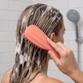 thumbnail image 6 of Lume Wear Long Handle Scalp Massager Brush A Soft Silicone Shower Brush for Hair and Coat Cleaning and Relaxation Wet and Dry Use for Women Men and Pet, 6 of 7