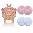 thumbnail image 1 of Set Powder Puff Qopoto de 5 piezas con contenedor Amber Butterfly, 1 of 5