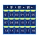 thumbnail image 4 of Bolsa de almacenamiento numerada para teléfono móvil, ideal para el aula, el hogar o la residencia estudiantil. 18 bolsillos 67x51cm, 4 of 9