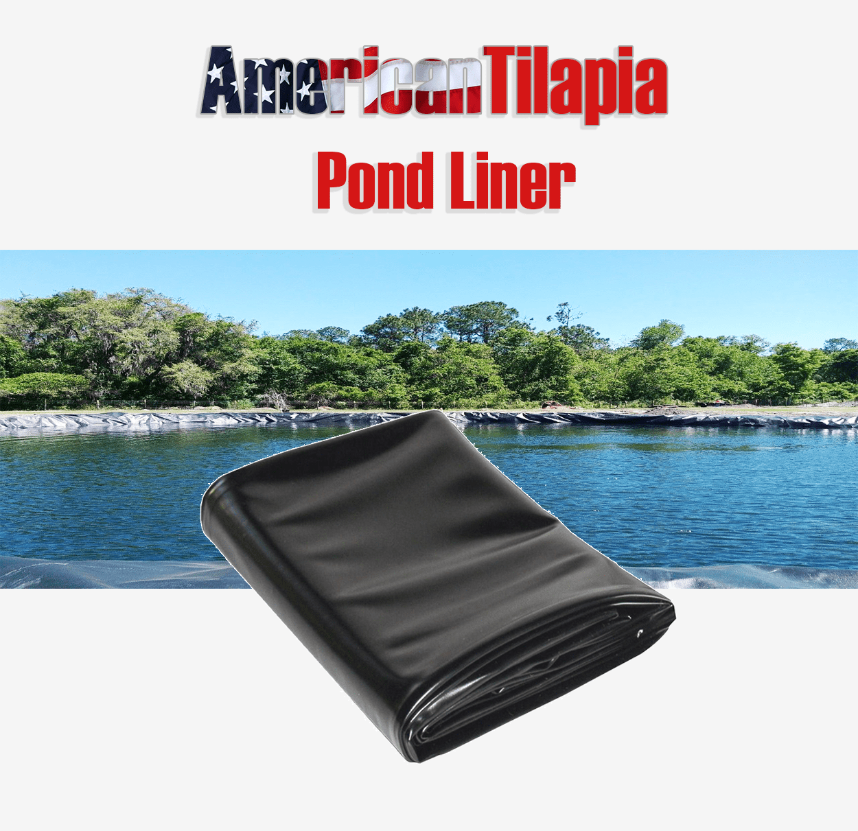 24x35 Pond liner, Tarp, geofiber, 40 Year membrane