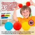 Impressa Products Squishy Stress Relief Balls (3pack) Tear