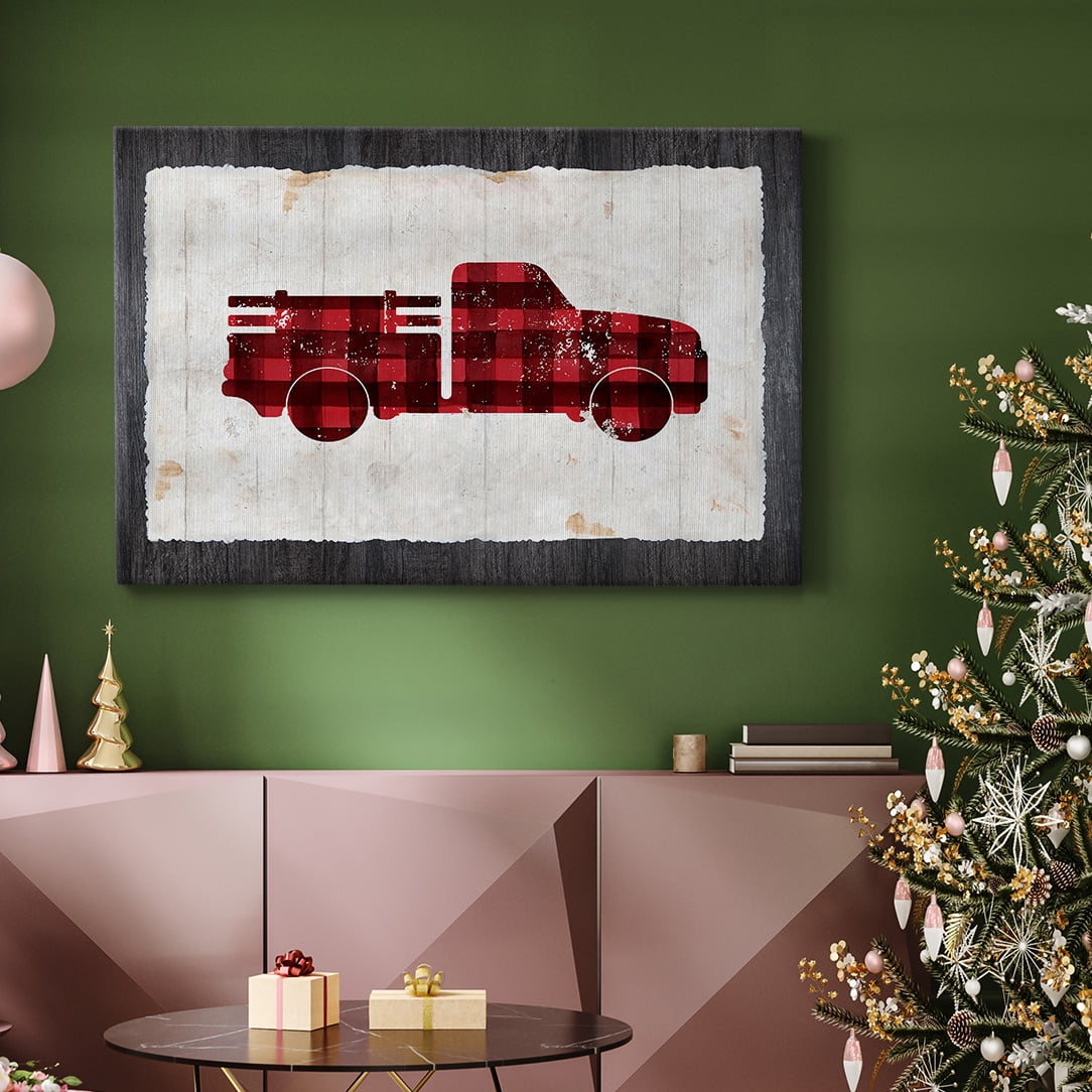 Checkered Truck- Gallery Wrapped Canvas