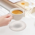 thumbnail image 6 of Tiezhimi Round Placemats, Woven Placemats Lace Cotton Yarn Non, Braided Table Mats for Dining Table Heat Resistant Non-Slip Circle Place Mats, Desktop Protective Mat, 6 of 6