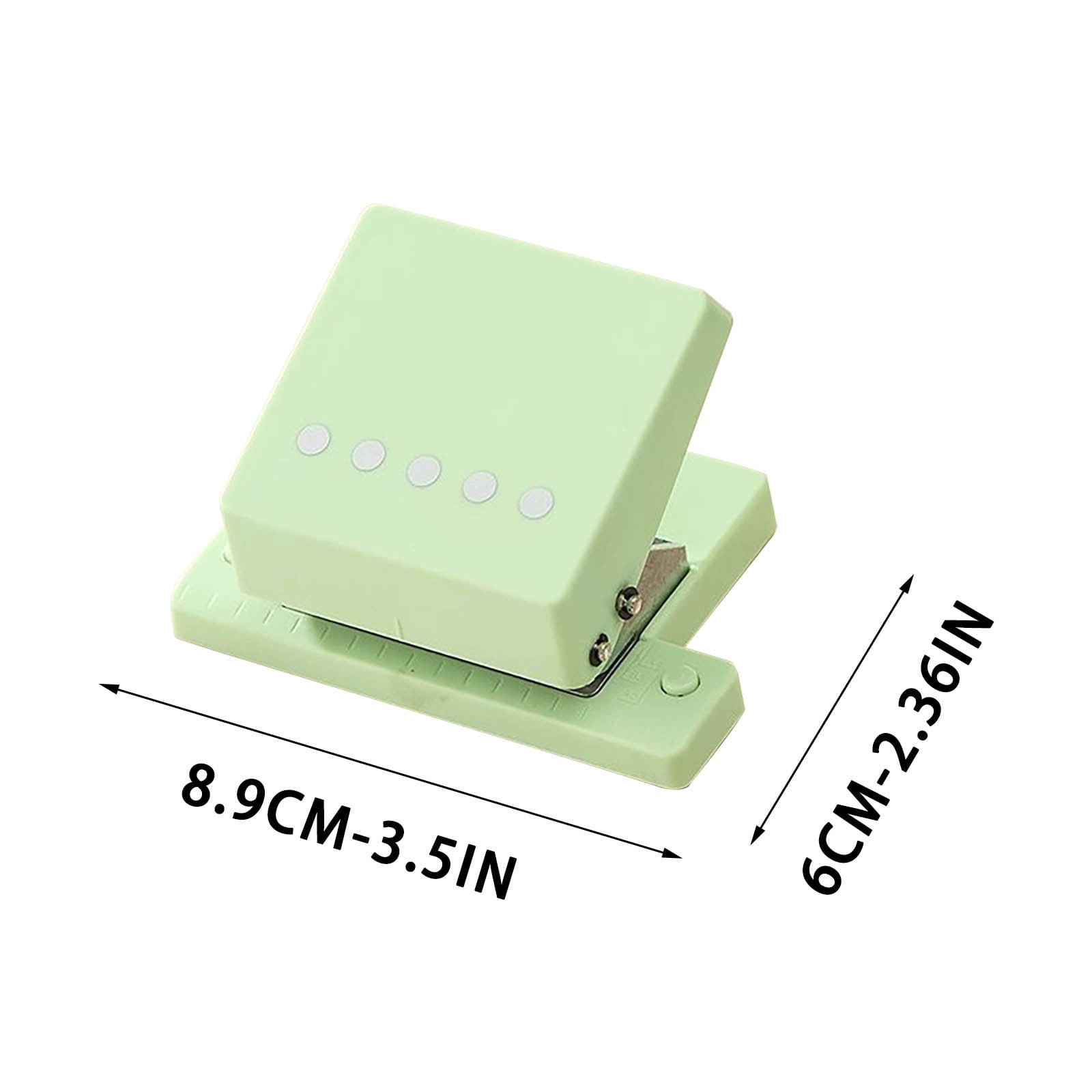 Fufafayo Mini Hole Puncher, Portable Manual Paper Punch For Binders, Compact 5-Hole Punch For Documents, Multi-Functional Desk Organizer For Study, Office or Home, Efficient Stationery Tool