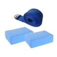 thumbnail image 3 of BESTYASH Pilates Essential Kit Exercise Blocks and Strap for Pose Assistance 9x5.9x3in 1Set, 3 of 8
