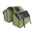 thumbnail image 4 of Bolsa para alforja de bicicleta, multiusos, fácil de instalar, lona resistente al desgaste, resistente, para parte trasera de bicicleta. Verde, 4 of 9