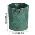 thumbnail image 3 of Garden Garbage Bag Leaf Collector 52.8 Gal, Self Standing Yard Waste Bag, Heavy Duty Reusable Lawn Bag for Leaves Debris, 3 of 8