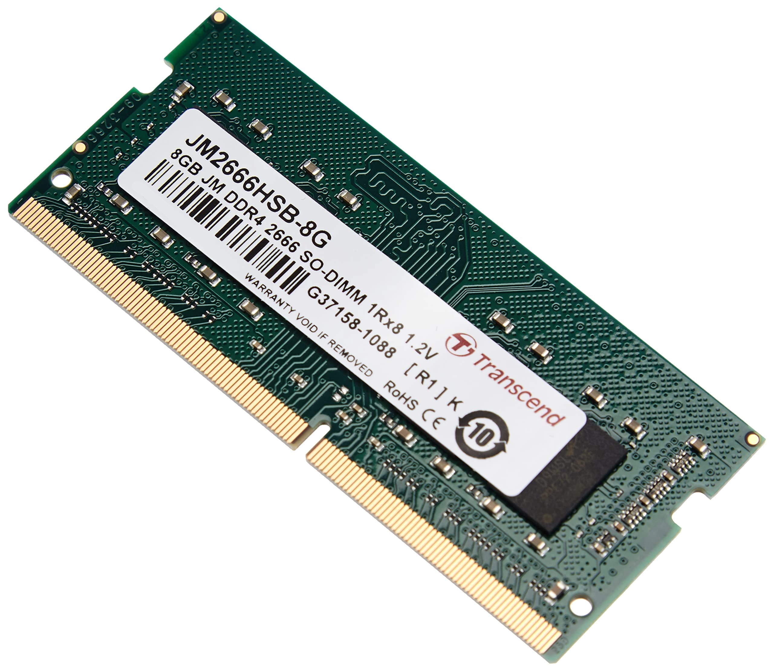 Transcend 8GB DDR4-2666 U-DIMM 1Rx8 1.2V TS2666HLB-8G