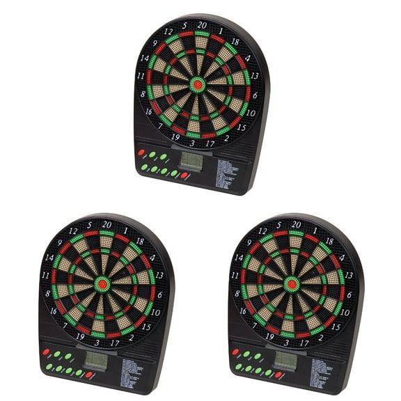 3pcs Batteries Powered LCD Display Screen Electronic Dartboard Segments Cricket Scoreboard(Random Color)