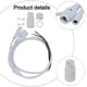 thumbnail image 2 of CCTV Network Cable For RJ45 +DC Female Power For IP Camera PCB Module Cable 70cm, 2 of 10