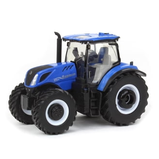 Tractor De Juguete New Holland Blue Barracuda 1/64 Con Camión Y Remolque - Ertl, Metal, Para Niños 3+, Coleccionable