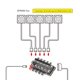 thumbnail image 4 of Hub Del Ventilador Del Enfriador Placa base PWM Cooler Fan HUB Splitter PC Adaptador de controlador de velocidad (4 pines), 4 of 5