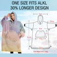 thumbnail image 4 of Oversized Wearable Blanket Hoodie,Soft Cloud Starry Scene Sherpa Blanket Hoodie with Super Pockets,Super Warm Fuzzy Pullover for Women & Men, 4 of 6