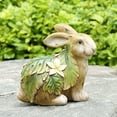 thumbnail image 2 of Turtle Outdoors Realistic Sculpture Pio Lawn Decor Fairy Garden Ornament Werproof Landscape Accessories Lovers Gift - rabbit, 2 of 8