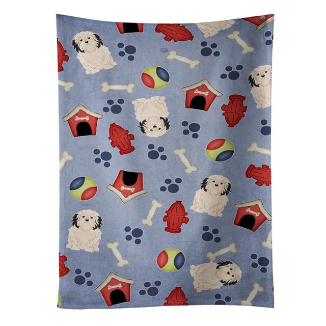 Carolines Treasures BB2632KTWL Dog House Collection Lowchen Kitchen Towel
