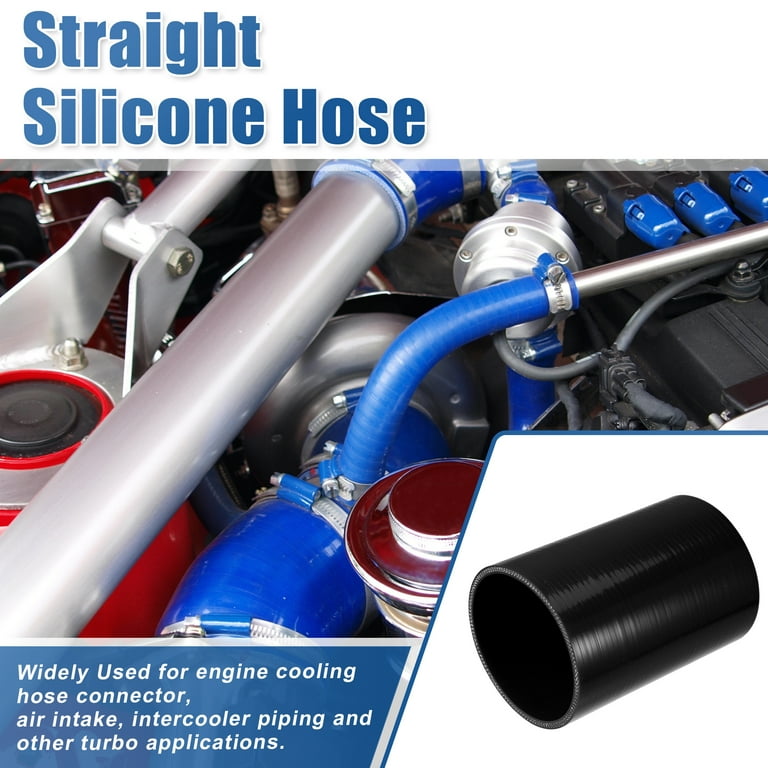 Auto Dynasty 3.75" Silicone Turbo Coupler Hose - 3-Ply Nylon Reinforced (Blue)